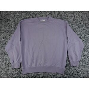 Colorful Standard‎ Sweatshirt Mens Large Lavender Purple Organic Cotton Crewneck